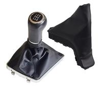 Kakulkomen Manija de cambio manual - Pomo de cambio con cubierta a prueba de polvo - para AUXHALL OPEL ASTRA III H 1.6 2004 2005 2006 2007-2010 (alambre negro - R abajo - 5 marchas)