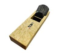 KAKURI KANNA - Plano de bloque japonés grande de 60 mm para carpintería, plano de alisado japonés manual para acabado de madera, 10.2 x 3 x 2.8 pulgadas, cuerpo de roble blanco con acabado de aceite,