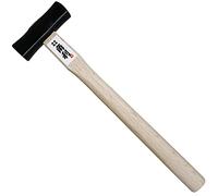 KAKURI Martillo cincelador japonés para carpintería de 375 g, para cincel, avión, clavos, acero al carbono japonés resistente, cabeza redonda, negro, fabricado en Japón