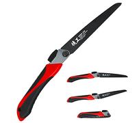 KAKURI Sierra japonesa plegable para corte de metal y corte de PVC 8-1/4 pulgadas, sierra plegable japonesa, fabricada en Japón calidad hoja de acero japonés (40793)