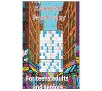 KAKURO Level Easy: for teens, adults and seniors| 6x9| 44 pages | gift for Christmas ,birthdays | great for traveling