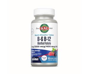 Kal Solaray Microtabletas de B6, B12, Methyl Folate, Homocisteína, 60 comprimidos