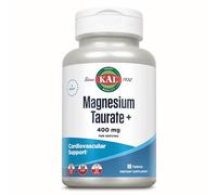 KAL® Suplemento Taurato de magnesio Plus 400 mg con coenzima B6, biodisponible, vegano