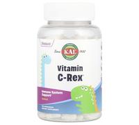 Kal - Vitamina C Rex| 100 Dinosaurios Masticables| Sin Gluten | Apto Para Veganos
