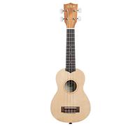 KALA KA-15S-S - Ukelele soprano de satén de caoba con bolsa (UB-S)
