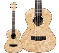 Kala KA-CARA-BUR-T Salted Caramel Exotic Burl Tenor Ukulele with Gig Bag