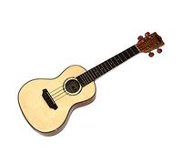 KALA KA KA FMCG Spruce Solid Top Concert Carcasa mit Ukulele flameado Spalted arce