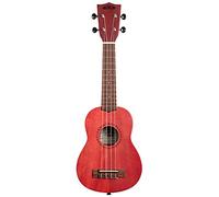 Kala KA-MRT-RED-S Adobe Red Watercolor Meranti - Ukelele soprano