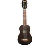 KALA KA-Semk UB-S - Ukelele soprano (caoba, incluye funda), color negro
