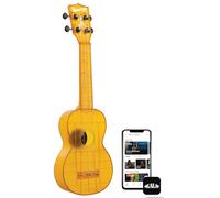Kala KA-WMT-YL-S Waterman, ukelele soprano - ámbar amarillo transparente