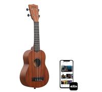 Kala KALA-LTP-S - Ukelele soprano para adultos, estudiantes y principiantes, ukelele escolar de caoba y palisandro con funda blanda y guía introductoria incluida, instrumentos musicales de cuerda,