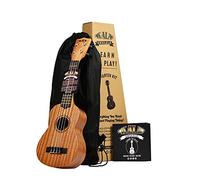 Kala Kit de Inicio Oficial para Aprender a Tocar Ukelele Soprano KALA-LTP-S que Incluye Clases en Línea, Aplicación para Afinación y Cuadernillo, Color Natural, 8.3 x 21.3 x 57.5 cm