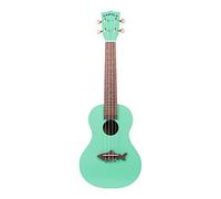 Kala MK-CS/GRN - Ukelele de concierto para niños, adultos y principiantes, ukelele de escuela secundaria de caoba y nogal para músicos experimentados y nuevos con funda incluida, instrumentos