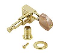 Kala Spare Parts - Machine Head, Closed Gear, Pink Knob, Right - Gold