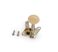 Kala Spare Parts - Machine Head, Open Gear, Creme Knob, Right - Chrome