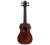 Kala U-Bass Exotic Mahogany Left-Handed Electro-Acoustic Bass Ukulele with Gig Bag