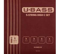Kala U-Bass Roundwound - Juego de cuerdas para bajo (5 unidades)