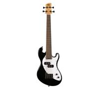 Kala U-Bass Solid Body 4-String, Jet Black, Fretless, with Bag