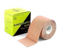 KALAHARI 1 rollo Kinesiotape Profesional + eBook Aplicaciones, Cinta Kinesiologica de Alta Adherencia y Resistente al Agua y Sudor - Kinesio Tape para Deporte y Rehabilitación, 5cm x 5m Kinesiology