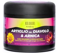 KALAHARI Garra del Diablo y Arnica Gel Extremo - Extra Fuerte - Efecto Calentador para Masajes Musculares y Articulares, Recuperación Muscular, Movilidad - Fórmula Natural, Made in Italy - 500ml