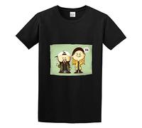 KALAIBU Jay and Silent Bob Geek Art Mens Cotton Tshirt Size M
