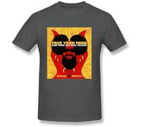 KALAIBU Men's Funkadelic George Clinton T Shirt Black Size L