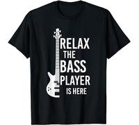 KALAIBU Relax The Bass Player Is Here Bass Guitar Mens T-Shirt Size L
