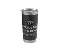 Kalalau-Trail-Kauai, Hawaii Diseño Minimalista Vaso térmico de acero inoxidable de doble pared