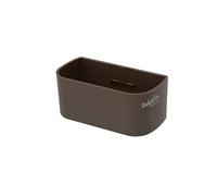 KalaMitica - Portalápices, Portaboligrafos, Soporte para Rotuladores, Macetero - Caja de Almacenaje Magnética para Pizarra y Nevera - 13,8 x 6,7 x 5,7 cm - Marrón-Tórtola