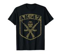 Kalashnikov AK-47 Rifle de asalto Camuflaje Cráneo Camiseta