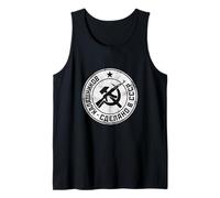 Kalashnikov AK-47 URSS CCCP Vintage Amante de Armas de la Guerra Fría Camiseta sin Mangas