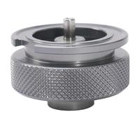 Kalastussaari Adaptador de Gas para Acampar, Conector de aleación de Aluminio, Herramienta de Recarga de Botes de butano para quemadores de Estufas