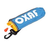 Kalastussaari Chaleco de Snorkel Inflable, Chaquetas de Snorkel para Adultos con Tiras Reflectantes y Carga de Silbato hasta 243 IB sin Tanque de Aire (Azul)