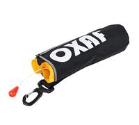 Kalastussaari Chaleco de Snorkel Inflable, Chaquetas de Snorkel para Adultos con Tiras Reflectantes y Carga de Silbato hasta 243 IB sin Tanque de Aire (Negro)