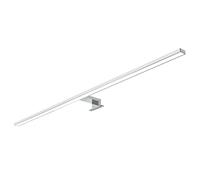 kalb | 80cm LED lámpara de baño lámpara de espejo 230V, plata-gris (blanco neutro)