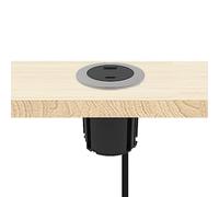 kalb Enchufe empotrable USB-C HUB para encimera, pared y muebles con toma de tierra UE 5 V CC máx. 45 W