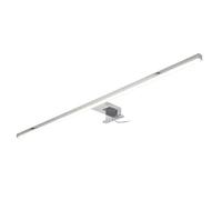 Kalb Lámpara de baño LED de 100 cm IP44, aplique espejo con efecto de desplazamiento luminoso, lámpara de baño 230 V para pared o armario de inodoro, cromo, 4000 K