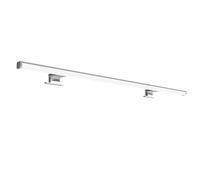 kalb Lumenia, lámpara LED para espejos, lámpara LED para cuartos de baño, lámpara para espejos de 100 cm, IP44, cromo, montaje en espejos y armarios, ahorro de energía (blanco neutro)