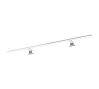 kalb | Spectraline, lámpara LED para baño de 120 cm IP44, iluminación para espejos de 18W, apta para espacios húmedos, conexión directa a 230V, opción de montaje 3 en 1 (Gris plateado - Blanco neutro)