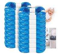 KALBIGRO 16 Piezas Recambios para Contenedor de Pañales, Compatibles con Tommee Tippee y Angelcare, Bolsas de Papelera para Bebé con Aroma a Limón, Casete para Twist & Click, Litter Locker II