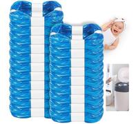 KALBIGRO 20 Piezas Recambios para Contenedor de Pañales, Compatibles con Tommee Tippee y Angelcare, Bolsas de Papelera para Bebé con Aroma a Limón, Casete para Twist & Click, Litter Locker II