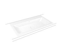 Kaldewei Cono lavabo 90x50 cm rectangular empotrado blanco 901706013001