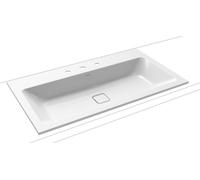 Kaldewei Cono lavabo 90x50 cm rectangular empotrado blanco 901706033001