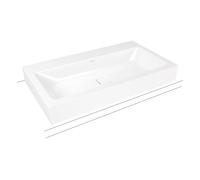 Kaldewei Cono lavabo 90x50 cm rectangular sobre encimera blanco 902206013001