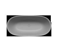 KALDEWEI MEISTERSTÜCKE OYO DUO Mod. 1050-4035, Bañera exenta, 1630x770mm, sin rebosadero, 205043540663, Color: Gris frÃo 30