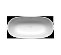 Kaldewei MEISTERSTÜCKE OYO DUO Mod. 1051-4034, bañera exenta, 1730x820mm, con rebosadero, 205143531001, Color: Blanco alpino con agarre invisible