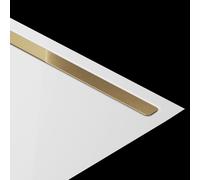 Kaldewei NEXSYS, panel de diseño, para plato de ducha con longitud de 120cm, 687771280957, Color: oro brillante