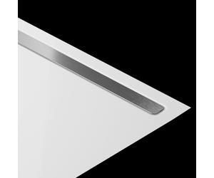 KALDEWEI NEXSYS, panel de diseño, para plato de ducha con longitud de 120cm, 687771280969, Color: acero inoxidable pulido