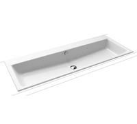 Kaldewei Puro lavabo 120x46 cm rectangular empotrado blanco brillante 907106003001