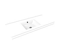 Kaldewei Puro lavabo 46x38.5 cm rectangular bajo encimera blanco brillante 900906003001